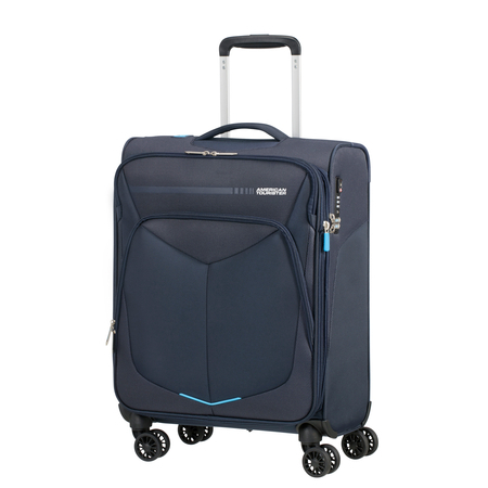 American Tourister Summerfunk Bővíthető Spinner Kabinbőrönd 55 cm Navy