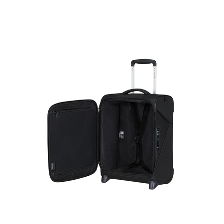 Litebeam Repülőgép ülése alá helyezhető állóbőrőnd 45cm 5 év garancia Fekete
