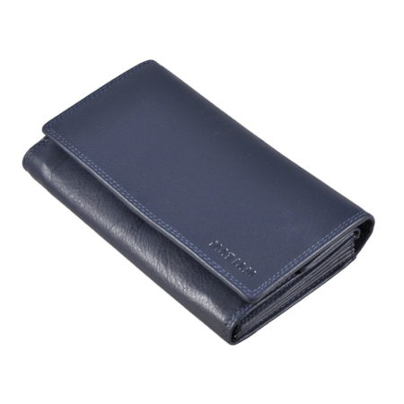 Bőr női pénztárca 4381 Blue