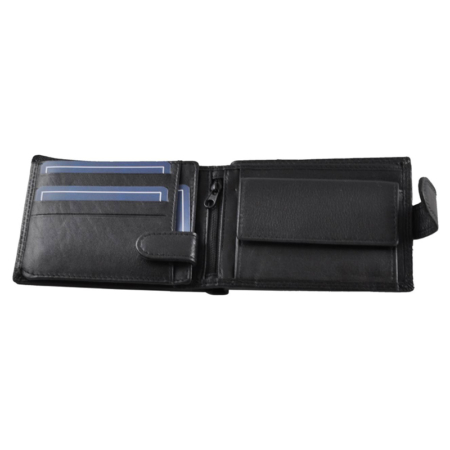 Férfi bőr pénztárca barna színben RFID védelemmel 60106 Brown