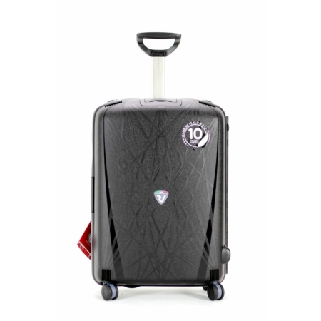 Roncato R0712 Light Spinner bőrönd 68 cm-es fekete ajándék bőröndhuzattal
