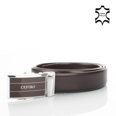 Cefiro automata férfi öv 115 cm barna színben