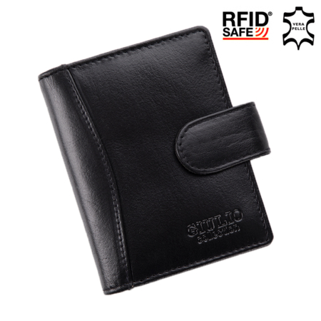 GIULIO COLLECTION valódi bőr kártyatartó RFID rendszerrel 