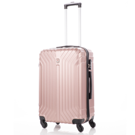 LEONARDO DA VINCI 507 3 db-os bőrönd szett Rosegold színben