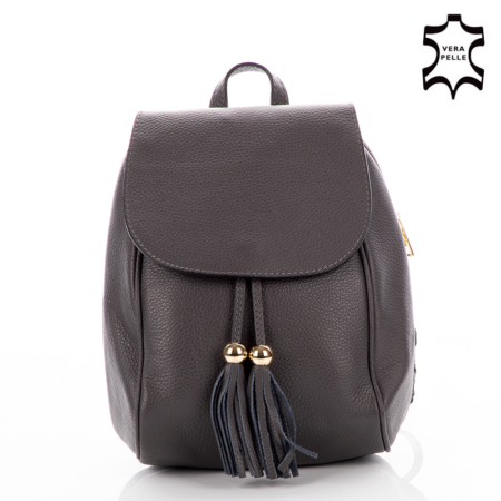 Valódi bőr női hátizsák S1288 2 Grey