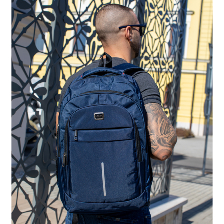  Laptoptartós Hátizsák kék színben 8003-blue
