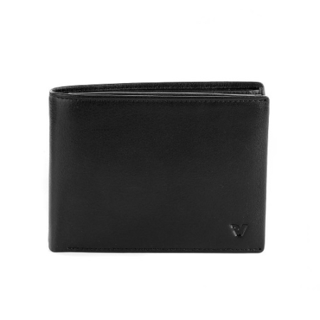 Roncato bőr pénztárca fekete színben R-2903 Black