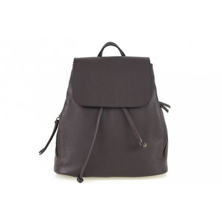 Valódi bőr női hátitáska sötétbarna színben S7068 DarkBrown
