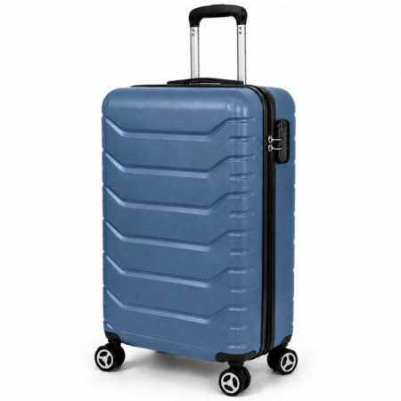 AVENTO petrolkék kabinbőrönd számzárral– 55 × 40 × 20 cm (S) – Ryanair és Wizz Air kézipoggyász méret
