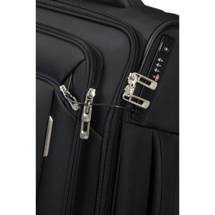 SAMSONITE REPARK UPRIGHT 45/16 ÜLÉSALATTI ÓZON FEKETE BŐRÖND