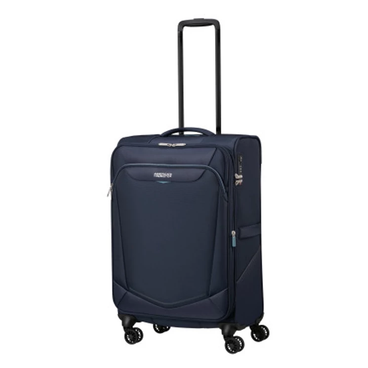 AMERICAN TOURISTER SUMMERRIDE SPINNER M EXP TSA NAVY