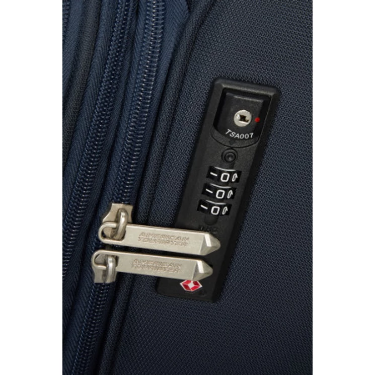AMERICAN TOURISTER SUMMERRIDE SPINNER M EXP TSA NAVY