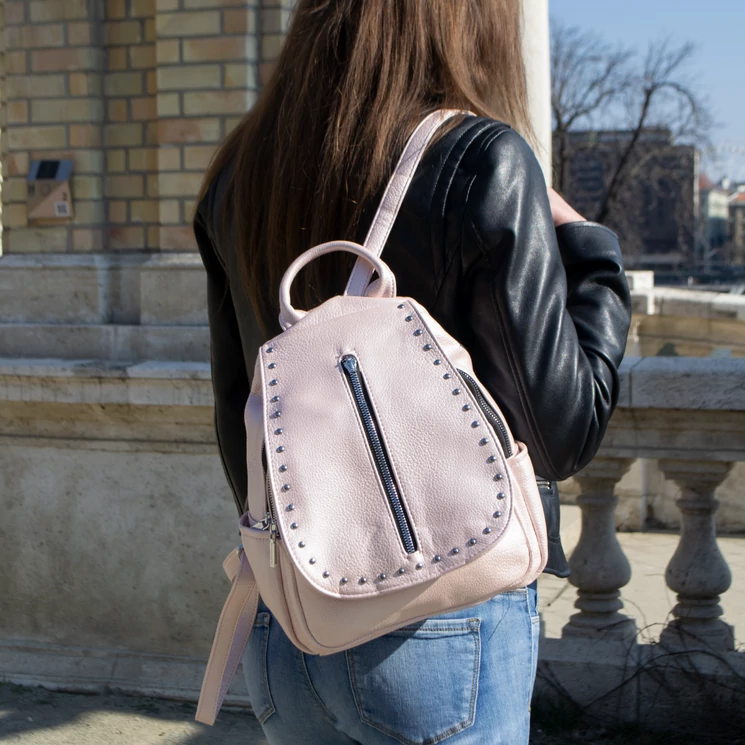 Silvia Rosa női hátizsák rózsaszínben