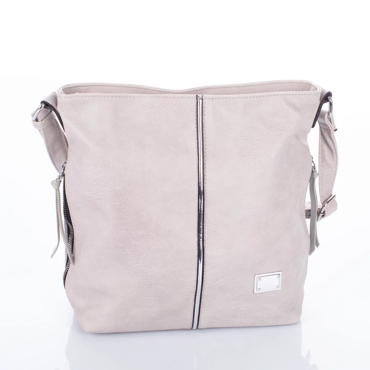 Sokzsebes  női oldaltáska szürke színben 2294