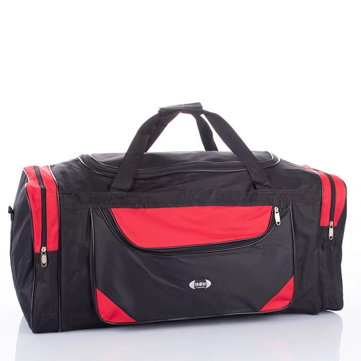 Utazótáska XXXL méret fekete-piros színben