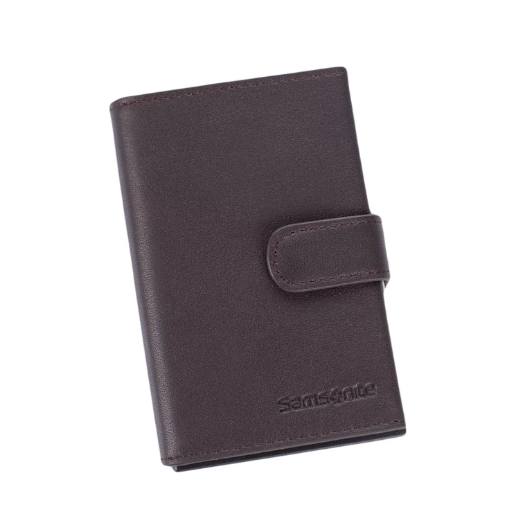 Samsonite ALU FIT pénztárca sötétbarna színben 133890 DarkBrown
