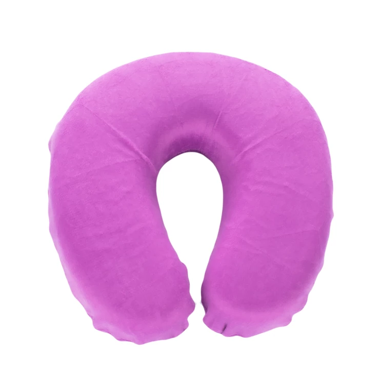 Pihe puha plüss  nyakpárna lila színben