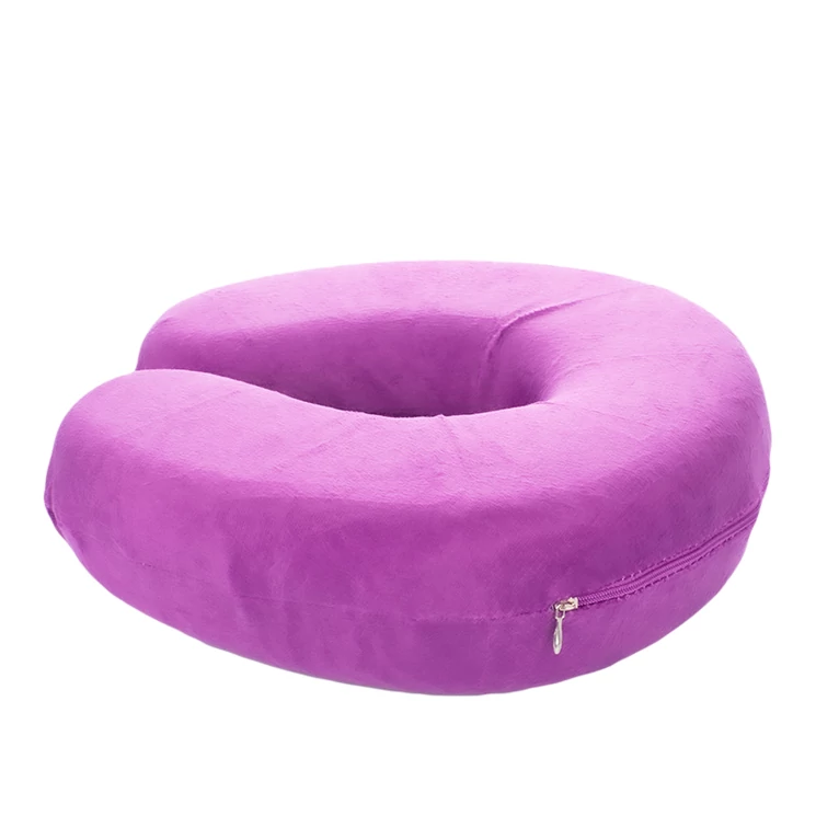 Pihe puha plüss  nyakpárna lila színben