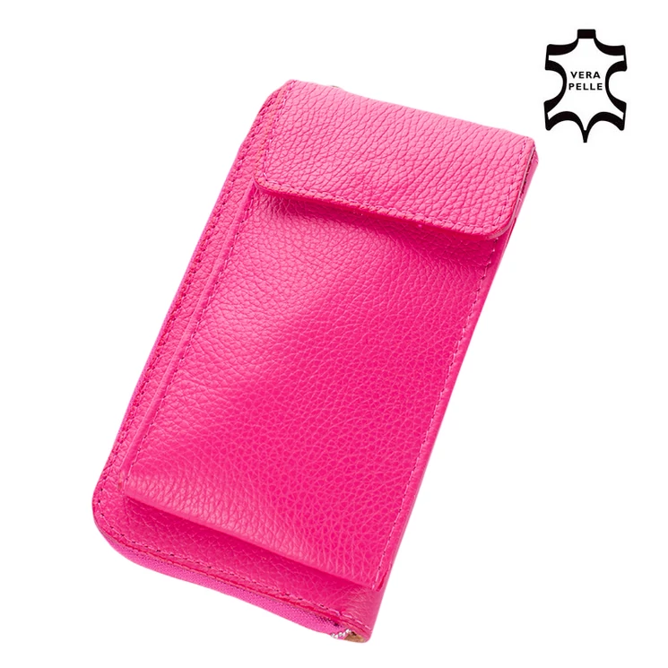 Valódi bőr telefontartó és pénztárca egyben