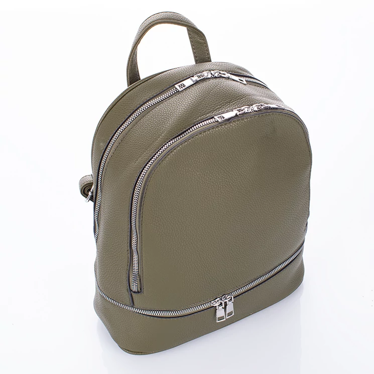 Női hátizsák zöld színben