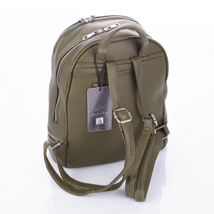 Női hátizsák zöld színben