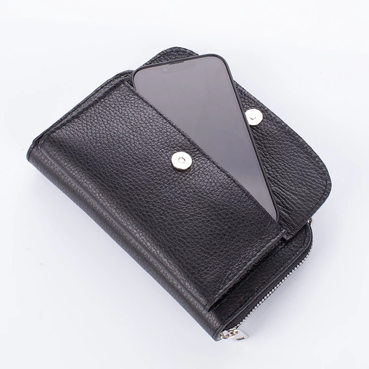 Valódi bőr telefontartó és pénztárca egyben