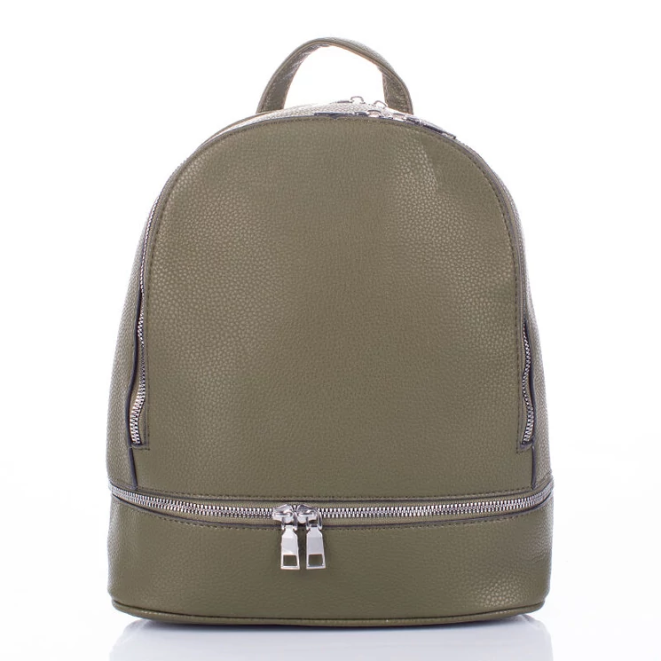 Női hátizsák zöld színben