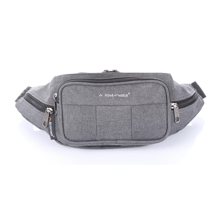 AdventureR nagyméretű övtáska szürke színben AT5315