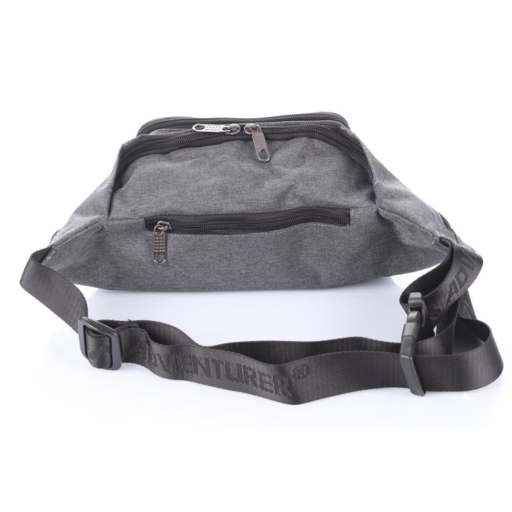 AdventureR nagyméretű övtáska szürke színben AT5315