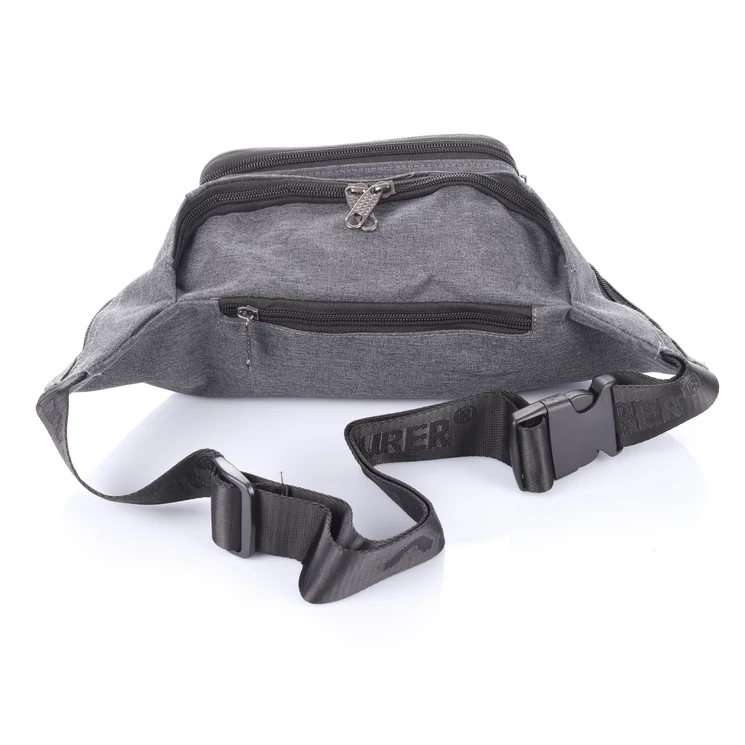 AdventureR nagyméretű övtáska szürke színben AT5307