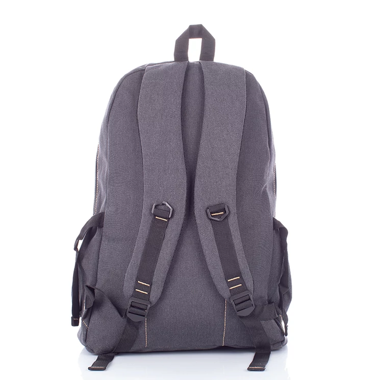 Outdoor vászon hátizsák Fekete színben