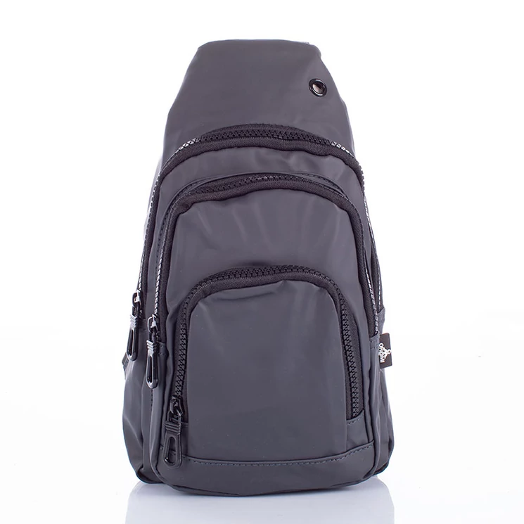 Testtáska szürke színben