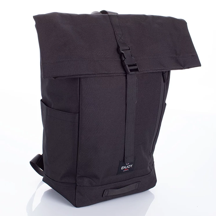 Kék vászon többzsebes hátizsák