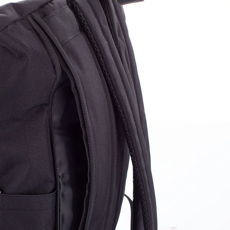 Kék vászon többzsebes hátizsák