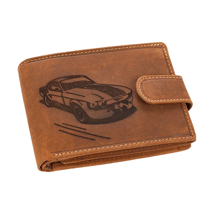 Giulio Autós pénztárca bőr díszdobozban RFID rendszerrel