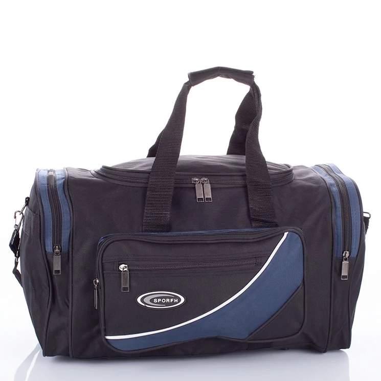 Sport és Utazótáska fekete-kék színben 50 cm 