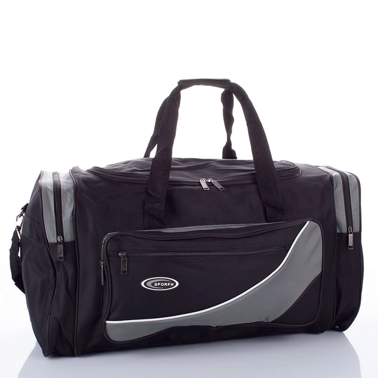 Sport és Utazótáska nagyméretű fekete-szürke színben