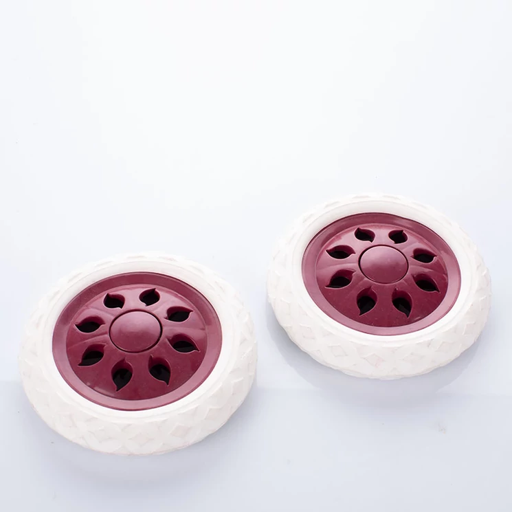 Kerék bevásárlókocsihoz ( 2 darab) BK 10112-bordo