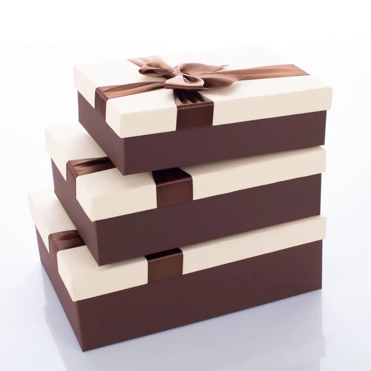 Ajándékdoboz szett masnis 3 darabos