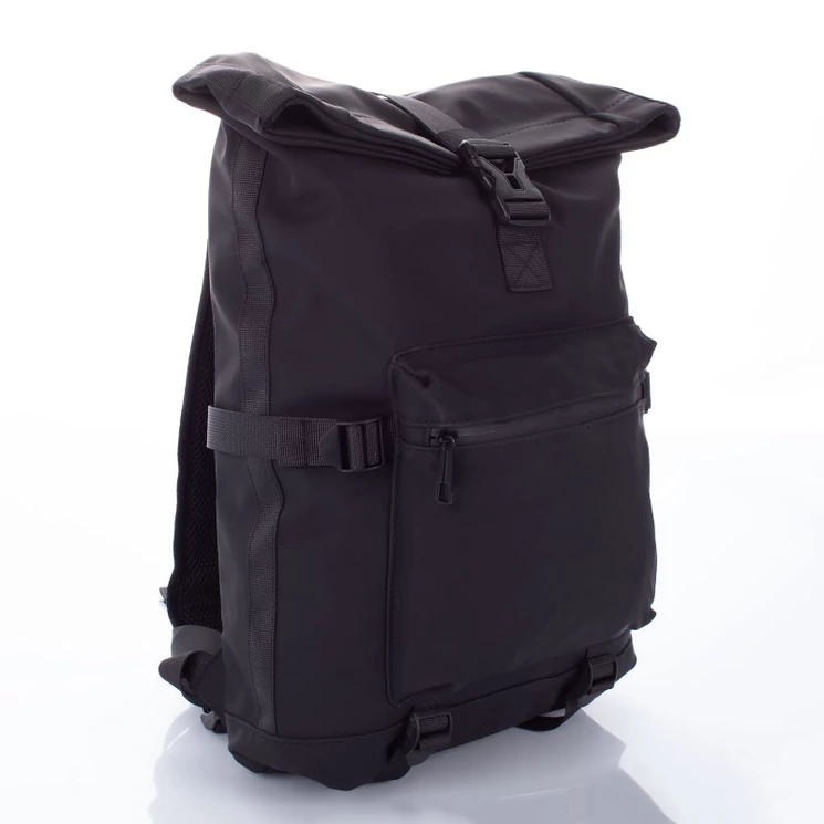 Sárga vízálló többzsebes laptoptartós hátizsák