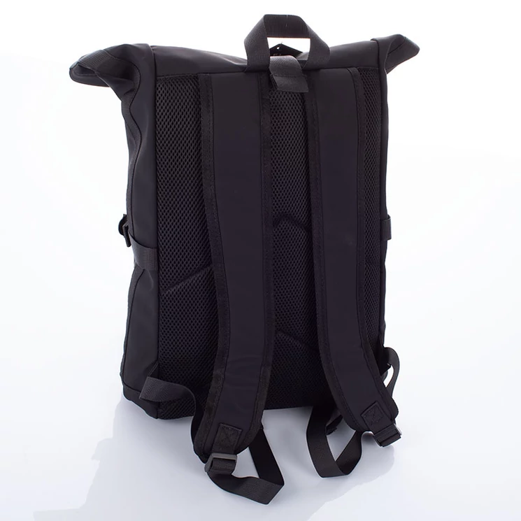 Sárga vízálló többzsebes laptoptartós hátizsák