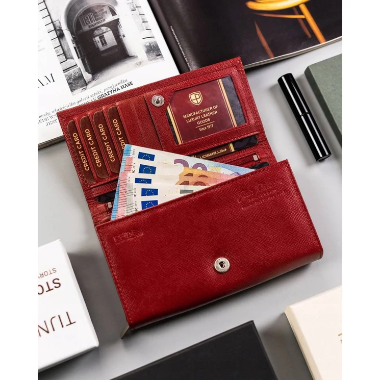 Peterson Valódi bőr női Pénztárca