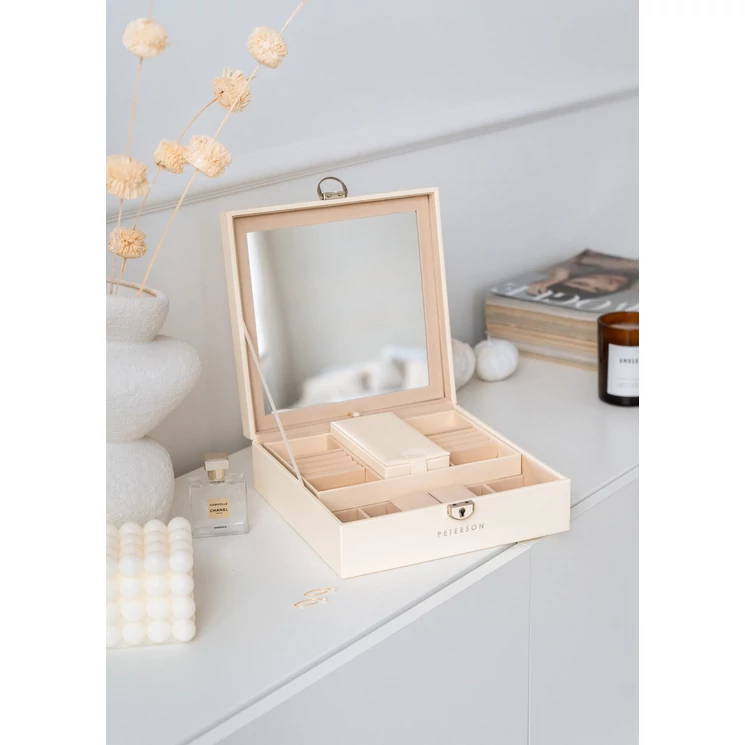 Exkluzív Ékszerdoboz Nagy tükörrel