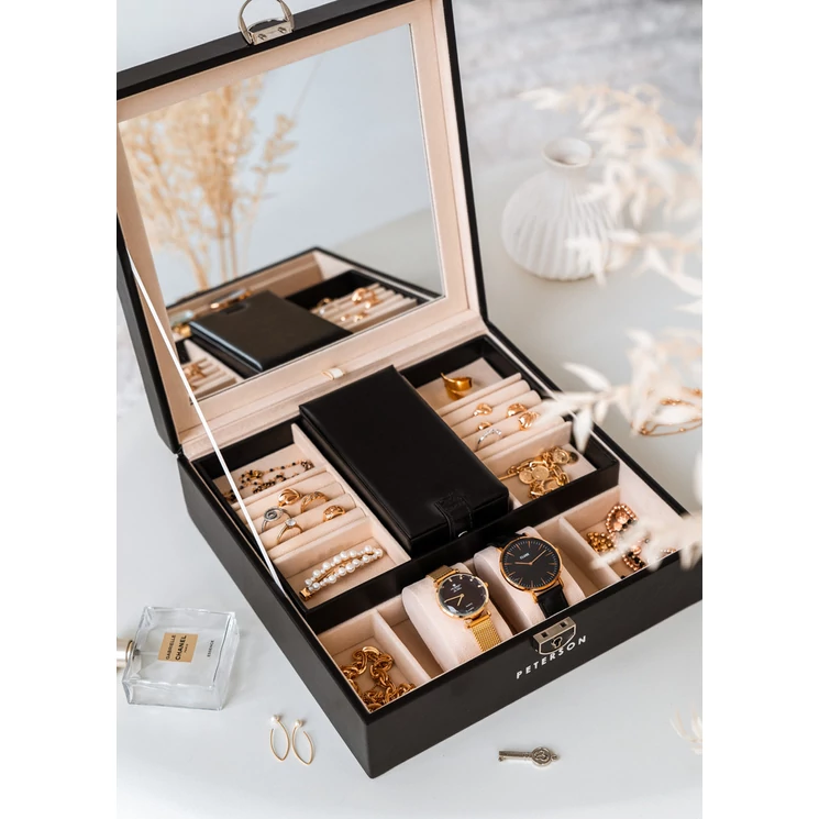 Exkluzív Ékszerdoboz Nagy tükörrel