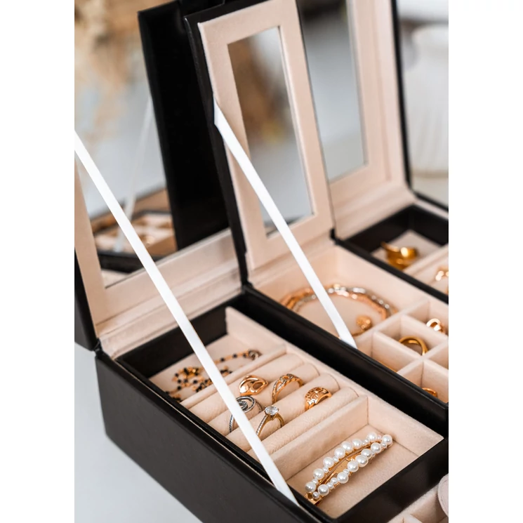 Exkluzív Ékszerdoboz Nagy tükörrel