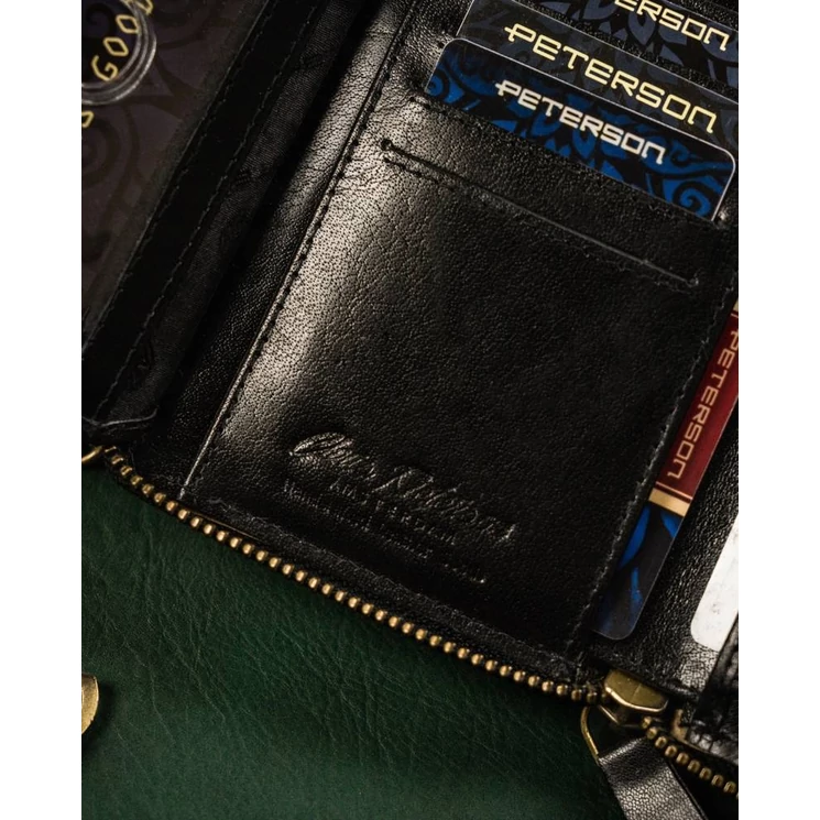 Valódi bőr Peterson Férfi pénztárca