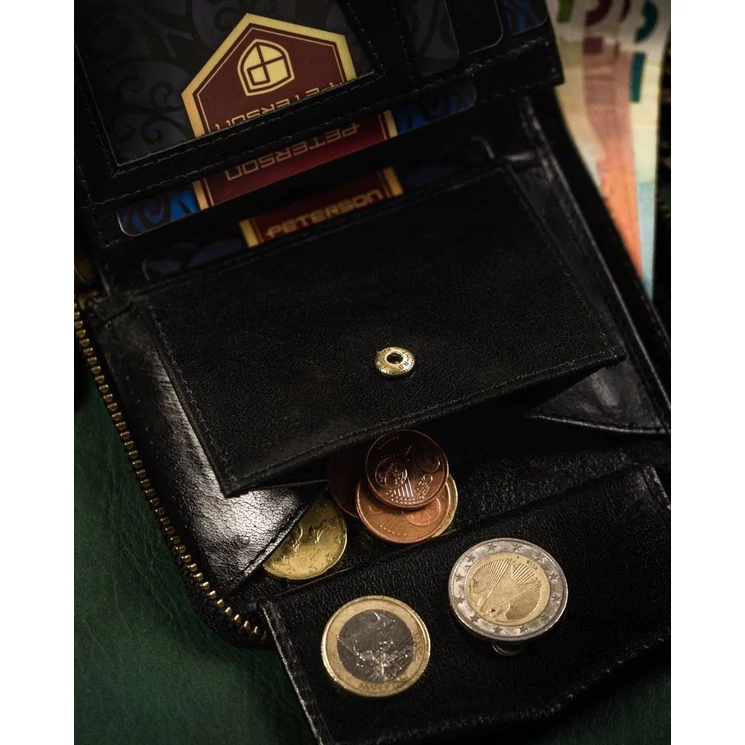 Valódi bőr Peterson Férfi pénztárca