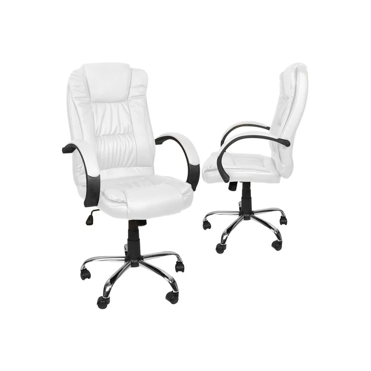 Kényelmes Irodai forgószék fehér színben