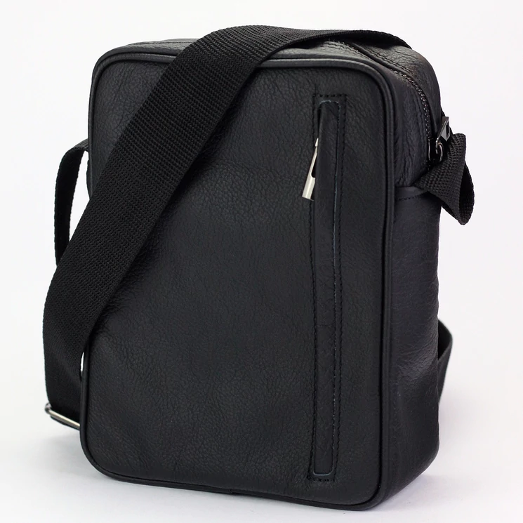 Gregorio férfi oldaltáska fekete színben 