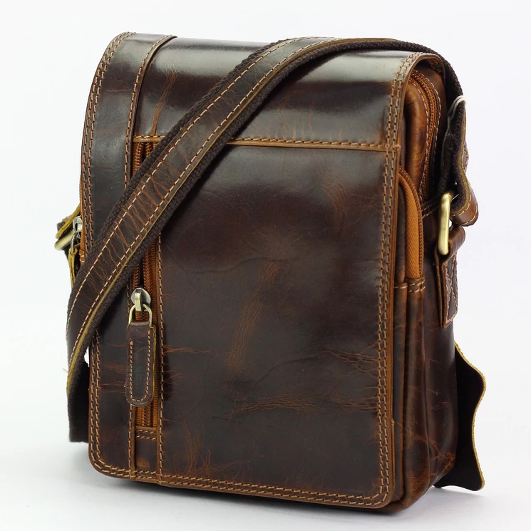 Wild Elegáns Férfi Bőr Oldaltáska